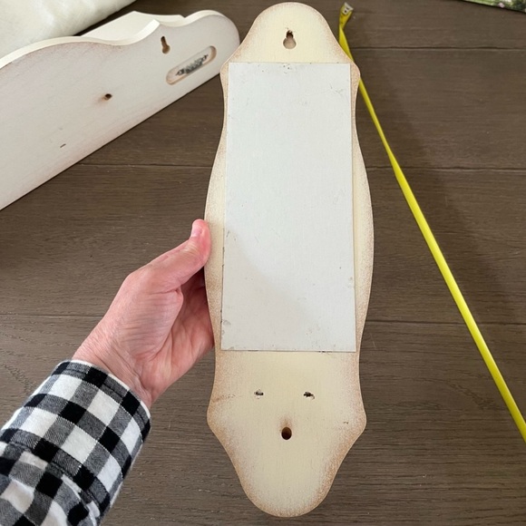 Vintage Home Interiors 90s Wall Decor Set – Shelf & Sconce Mirror - Picture 8 of 16